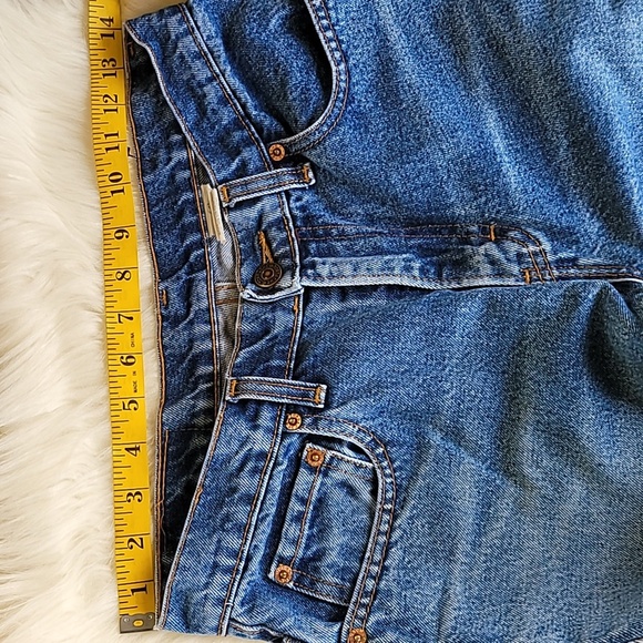 Jordache vintage 90s boot cut  high waist jeans women's size 7/8 Blue - Picture 14 of 14
